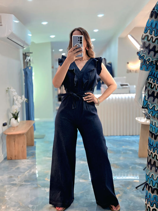 Denim volantes