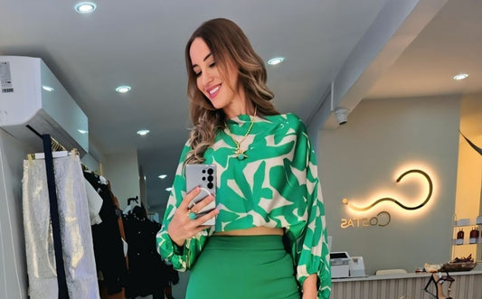 “Green Essence Blouse