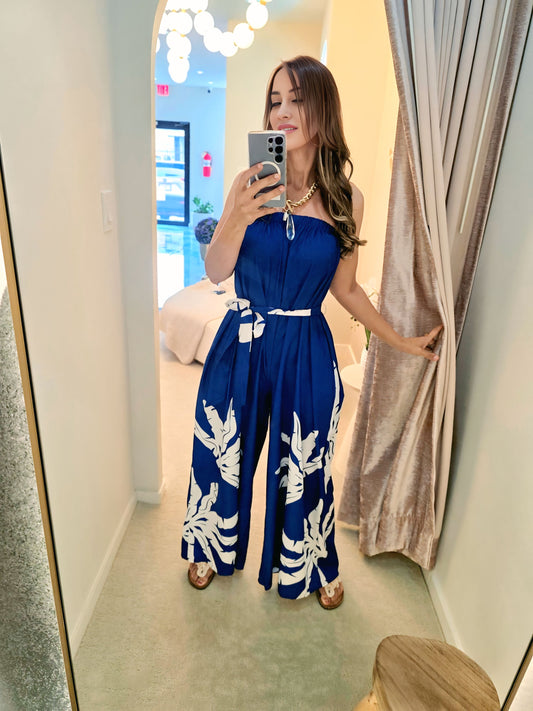 Jumpsuit “Blue Tropic