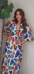 Butterfly Bliss Maxi Dress