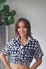 Blusa Patchwork Chic