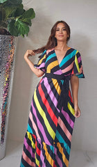 Diagonal Vibes Dress