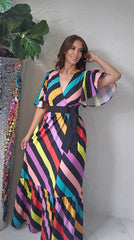 Diagonal Vibes Dress