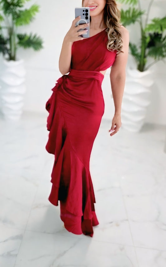 Wine Cascade Elegance