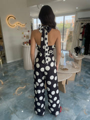 Polka Black & White Jumpsuit