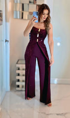 “Imperial Wine Majesty Jumpsuit