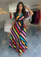 Diagonal Vibes Dress