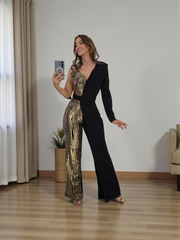 Jumpsuit Noir Éclat