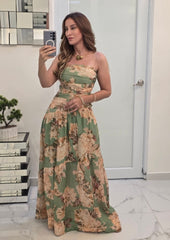 Vestido Jardín de Oliva