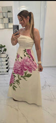 Rosé Garden Dress