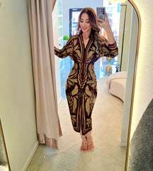Selva Dorada Midi Dress