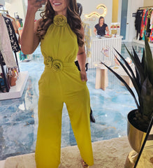 Emerald Glow Jumpsuit