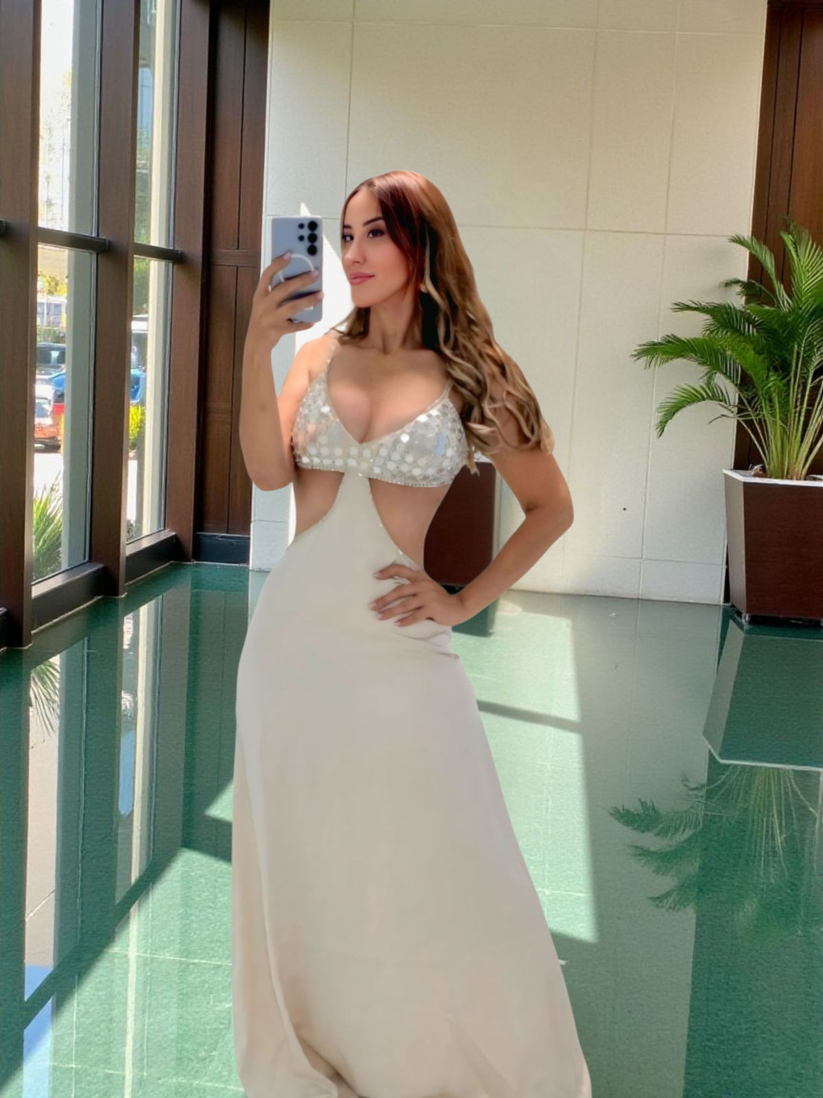 Rainstone Crystal Glow Dress