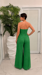 Émeraude Pleated Jumpsuit