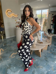 Polka Black & White Jumpsuit