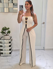 Costas Ivory Muse Jumpsuit
