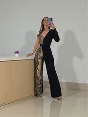 Jumpsuit Noir Éclat