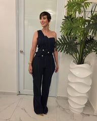 Midnight Denim Jumpsuit