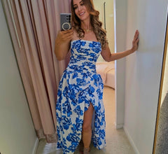 Azure Bloom Gown