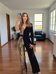 Jumpsuit Noir Éclat