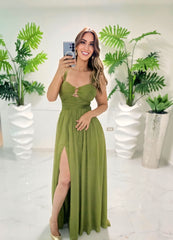 Olive Breeze Gown