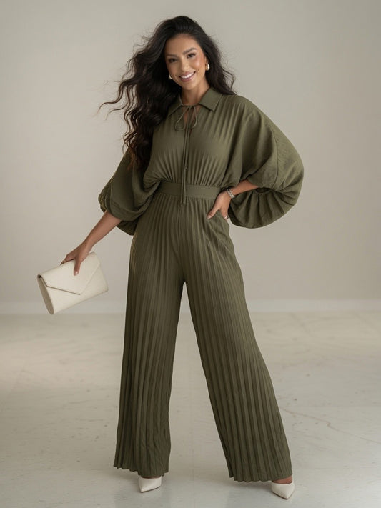 Willow Pleated Jumpsuit