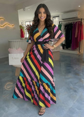 Diagonal Vibes Dress