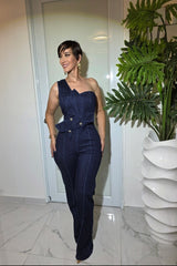 Midnight Denim Jumpsuit
