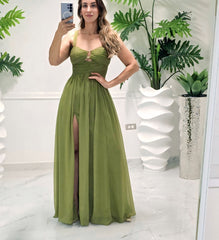 Olive Breeze Gown
