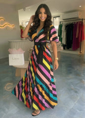 Diagonal Vibes Dress