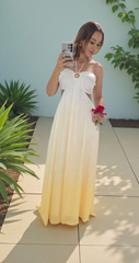 Aurora Sunset Maxi Dress