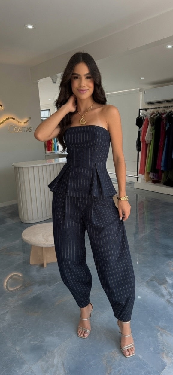 SOLD OUT Set Denim Barrel Chic