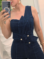 Midnight Denim Jumpsuit