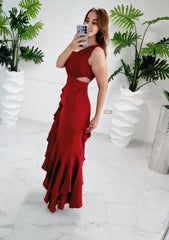 Wine Cascade Elegance