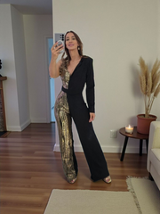 Jumpsuit Noir Éclat