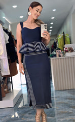 Navy Chic Waves