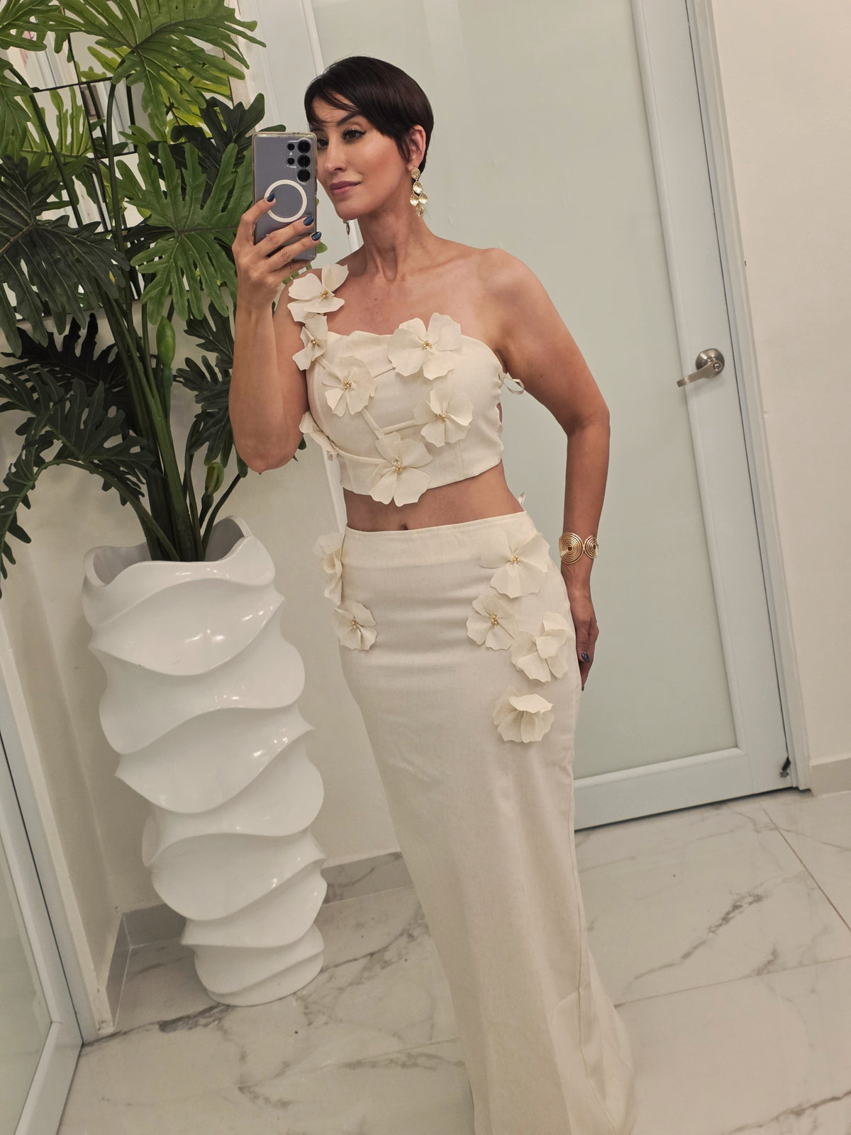 Set Gardenia Ivory